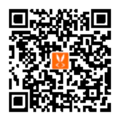 兔展微信公众号二维码——用微信扫码关注